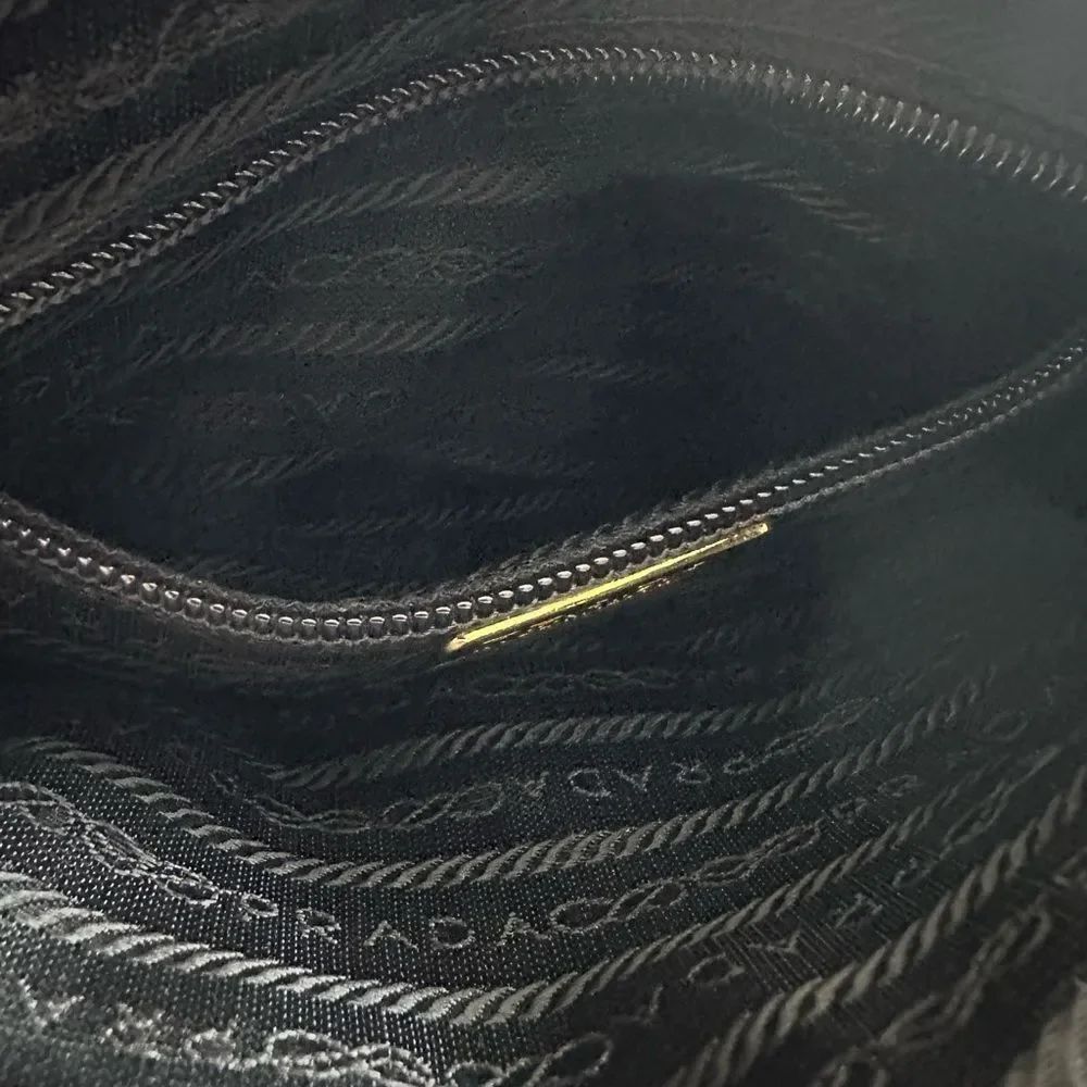Prada Dark Purple Quilted Shoulder Bag with Chain Straps - Picture 15 of 16